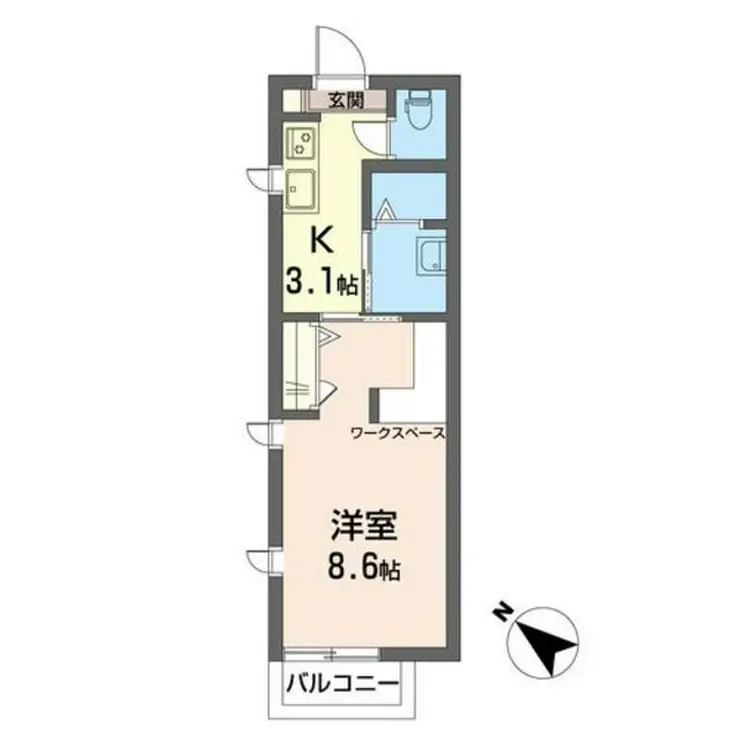 フローラルファイブ 2階階 間取り