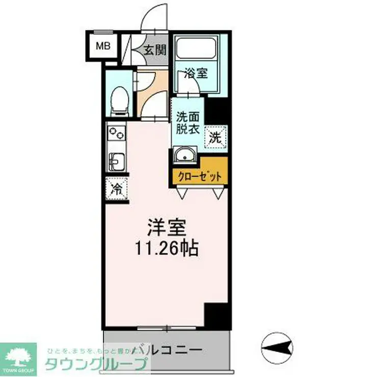 Tレジデンス 4階階 間取り