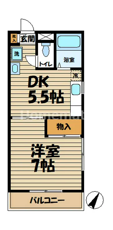 メゾンプリムラ 2階階 間取り