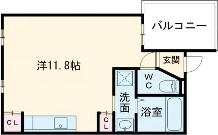 アミカルエフ 1階階 間取り