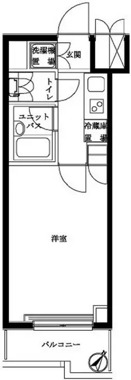ルーブル多摩川参番館 1階階 間取り