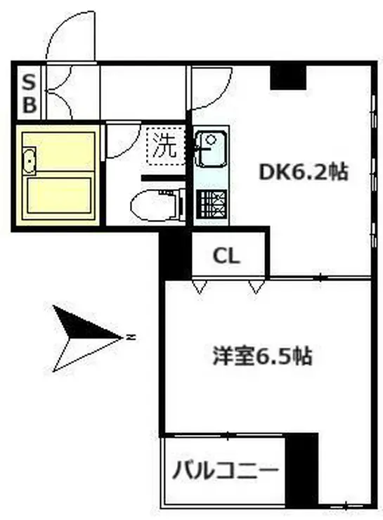 サウスコーラル 4階階 間取り