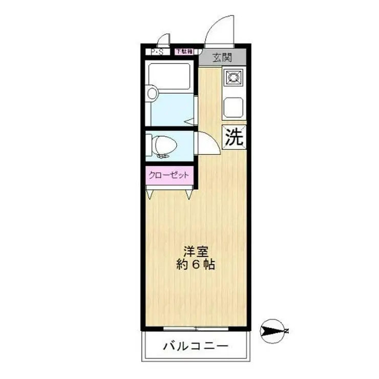 プラドマンション 1階階 間取り