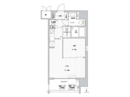 サヴォイ フェアリーパーク(1LDK/10階)の間取り写真