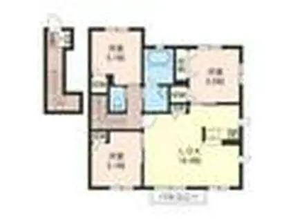 ヴィルフォーレC(3LDK/2階)の間取り写真