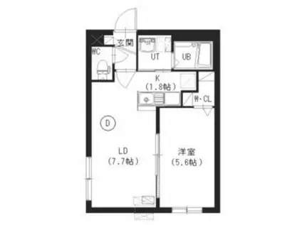 シティレジデンス平岸(1LDK/3階)の間取り写真