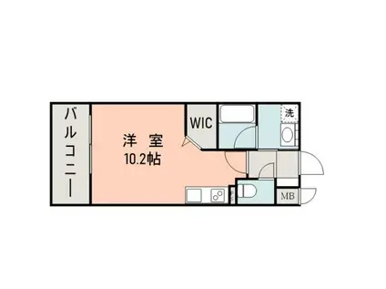 サムティ慶徳レジデンスII(ワンルーム/11階)の間取り写真