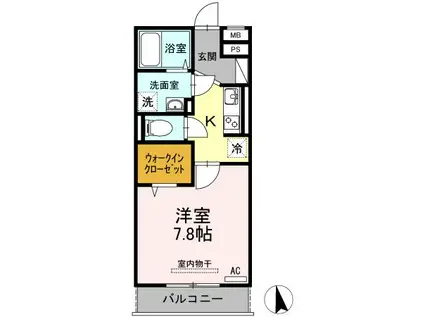 第一加登コーポラス(3LDK/1階)の間取り写真