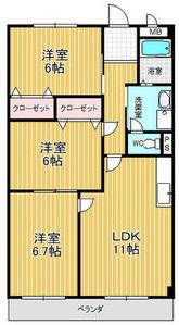 アチーブメント・S・T(3LDK/2階)の間取り写真