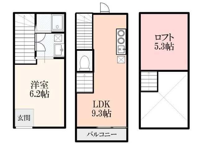 ファベル文京千石(1LDK/1階)の間取り写真