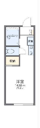 レオパレス宇佐崎II(1K/1階)の間取り写真