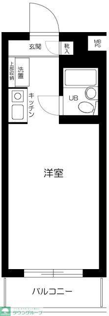 マイステージ世田谷桜(ワンルーム/3階)の間取り写真