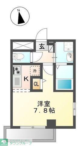 LA CLARTE ーラ クラルテー(ワンルーム/3階)の間取り写真