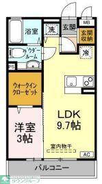 コートロイヤルアネックス(1LDK/3階)の間取り写真