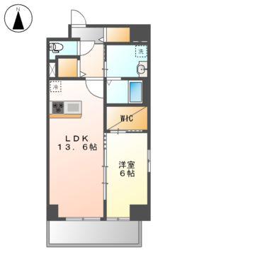 GRAN DUKE千代田AIGLE(1LDK/8階)の間取り写真