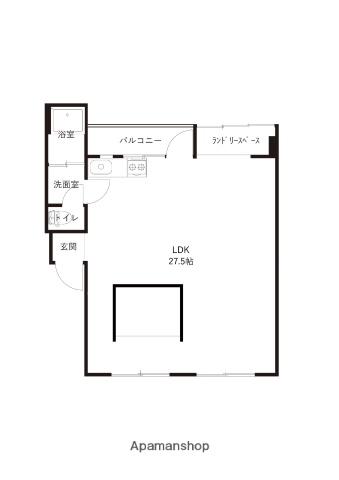 IDEAL サウス(ワンルーム/5階)の間取り写真