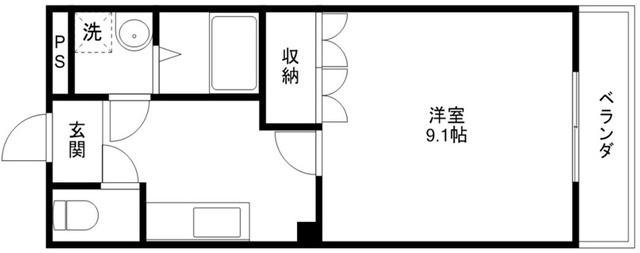 I・CUBE アイキューブ(1K/1階)の間取り写真