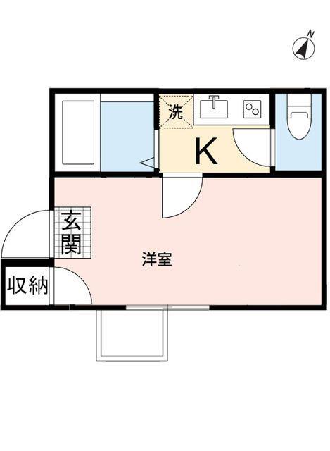 メール押上(1K/2階)の間取り写真