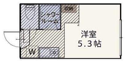 プレシャス・ハートランド高田馬場(ワンルーム/2階)の間取り写真