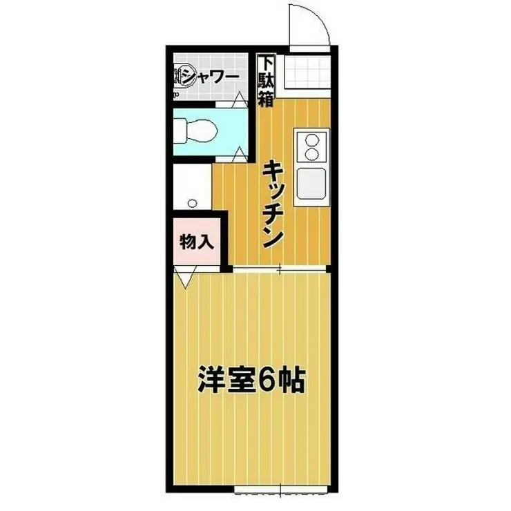 サンハイツ堀内 2階階 間取り