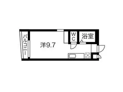 SOPHISJOSAI(ワンルーム/3階)の間取り写真