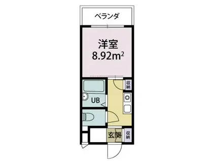 メゾンIZUMI TUBOYA(1K/2階)の間取り写真