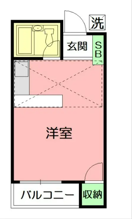 ドルチェ神保 2階階 間取り