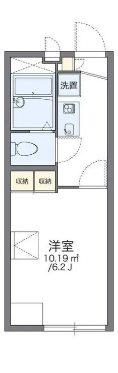 レオパレスフィットニア川口 2階階 間取り