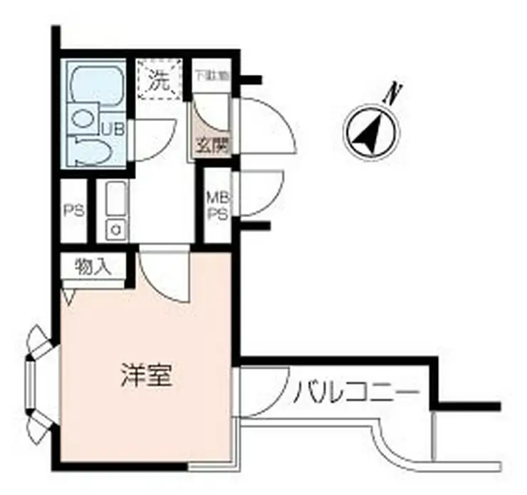 ヴァンハウス横須賀中央 4階階 間取り