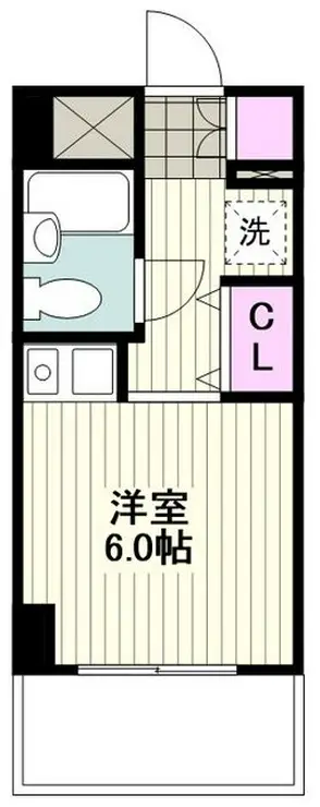 スカイコート鶴見第6 1階階 間取り