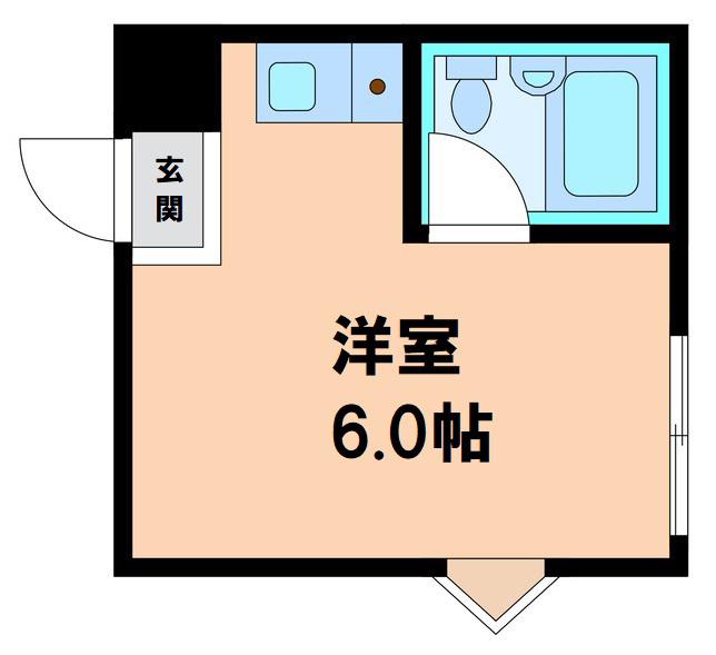 サクセス長居(ワンルーム/4階)の間取り写真