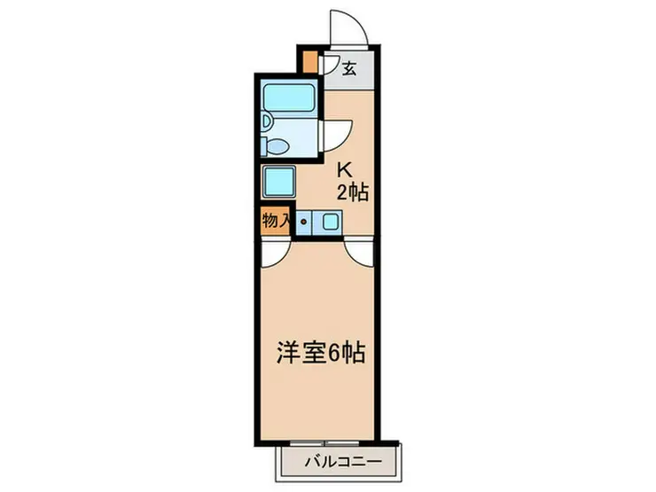 リシェス明大前 1階階 間取り
