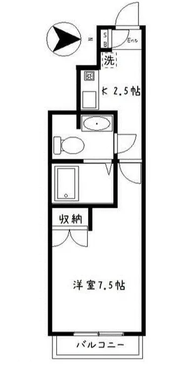 マーブルテラス 1階階 間取り