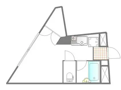 クラーシェ東松原(ワンルーム/2階)の間取り写真