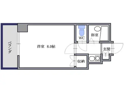 WH-SUNNY4(1K/3階)の間取り写真