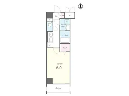 NS PARK RESIDENCE 高田馬場(1K/6階)の間取り写真