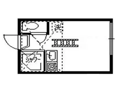 フェリスアンナ(ワンルーム/2階)の間取り写真