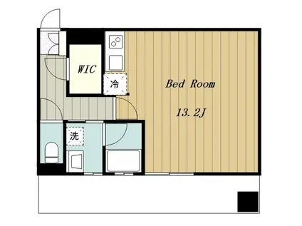 オパールマンション(ワンルーム/9階)の間取り写真