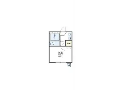 レオパレス西川口第26(1K/1階)の間取り写真