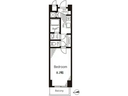 レジディア東松戸(3LDK/1階)の間取り写真
