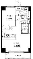 GRACE HILL GRACE HILL グレースヒル(1LDK/2階)の間取り写真