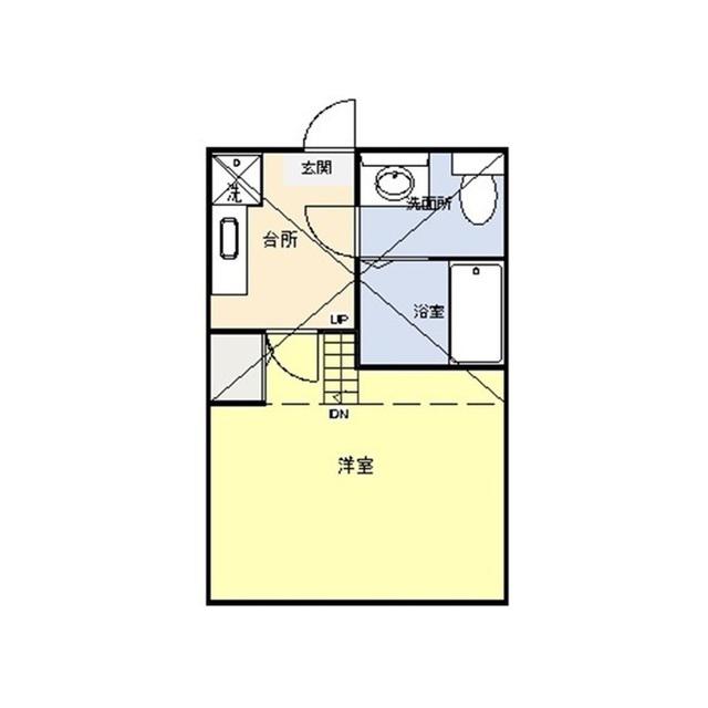 STAGE東立石(1K/2階)の間取り写真