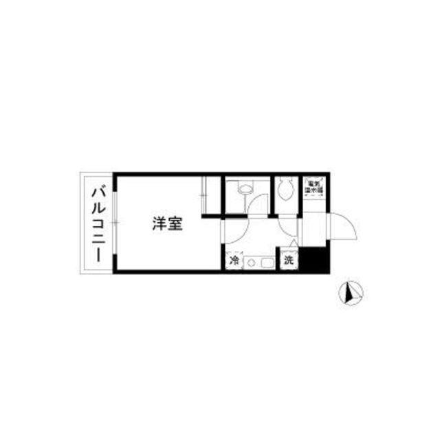 URBAN LINK蒲田(1K/7階)の間取り写真