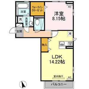メゾンMINAMI II(1LDK/3階)の間取り写真