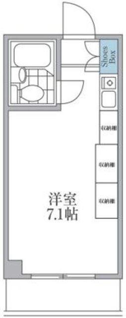 PARK TERRACE相模原(1K/4階)の間取り写真