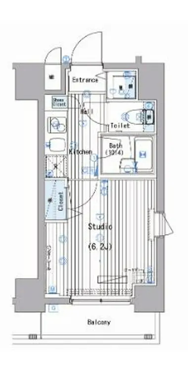 ガーラ・ステージ大塚駅前 11階階 間取り