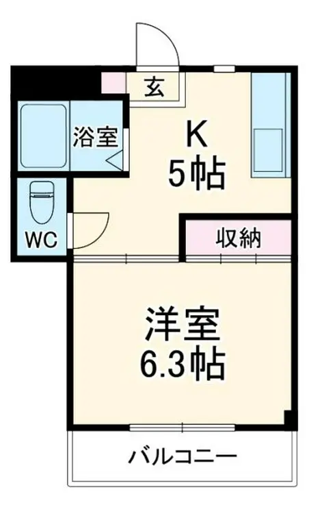 サンライズ桜 1階階 間取り