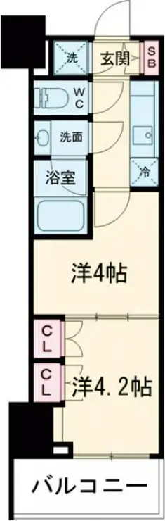 ブライズ池袋 6階階 間取り