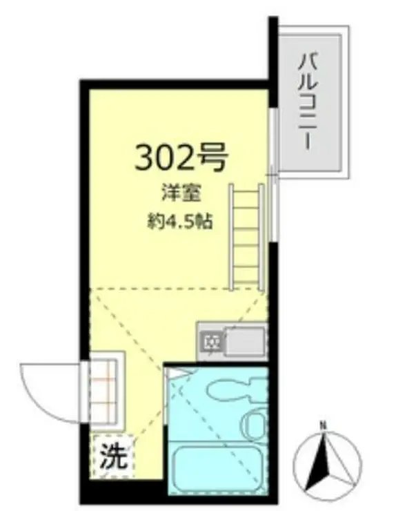 シャンテ東日暮里 3階階 間取り