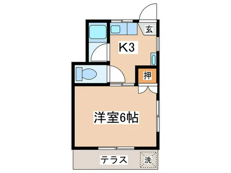 海老名グリーンハイム 1階階 間取り